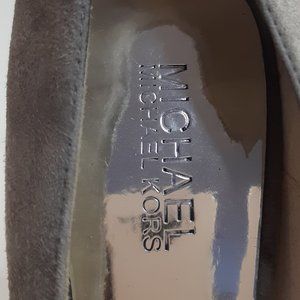 Grey Leather women's shoes MK